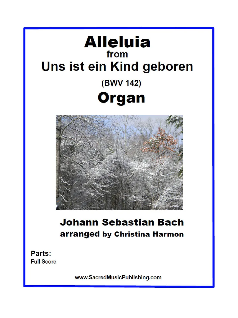 Alleluia from Uns ist ein Kind geboren - Organ