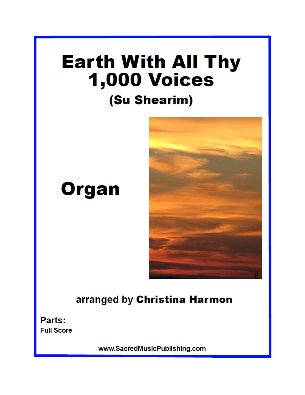 Earth With All Voices - Organ